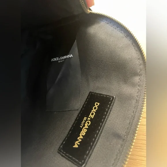 DOLCE & GABBANA BEAUTY BLACK VELVET NEW COSMETIC CASE - Picture 8 of 14